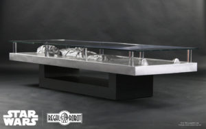 Han solo carbonite movie prop coffee table furniture