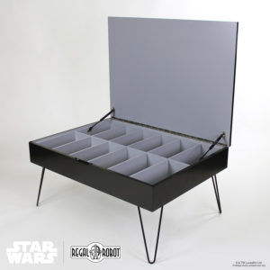 retro style storage coffee table
