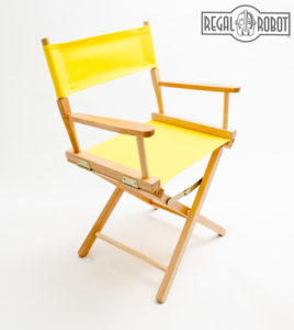 Contemporary folding directors chair made in the USA