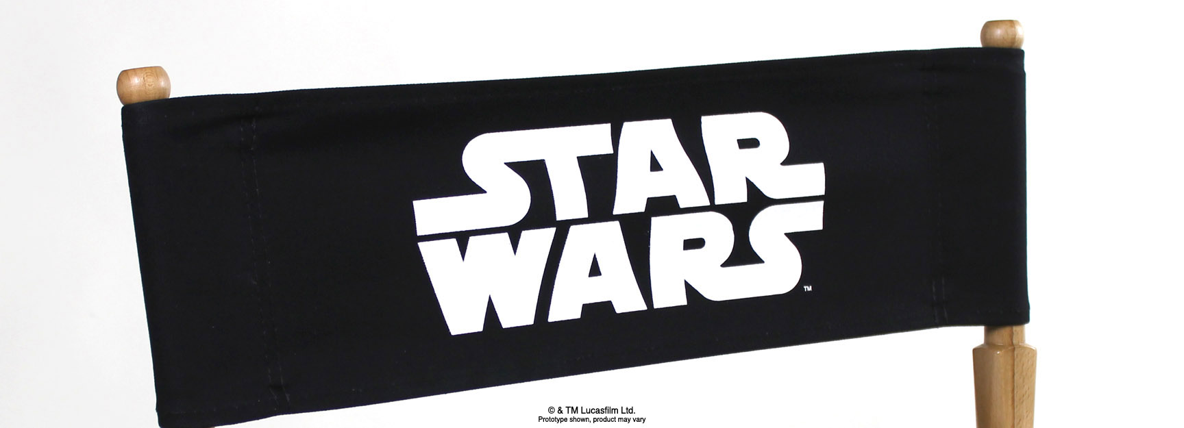 Star wars movie logo directors chair