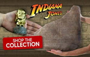 Indiana Jones Grail Tablet and Idol from Raiders of the Lost Ark