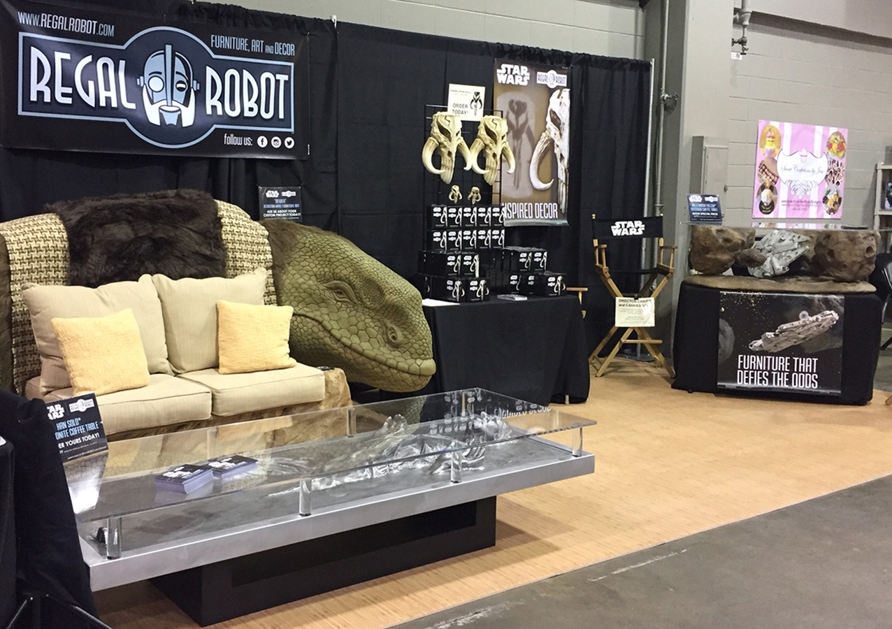Eternal Con Star Wars prop and furniture display