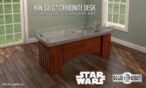 Han Solo in Carbonite Desk