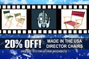 director chairs holiday sale