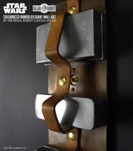 Chewbacca bandolier leather strap and ammo boxes