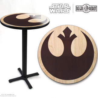 Star Wars Rebel symbol photo top pub table