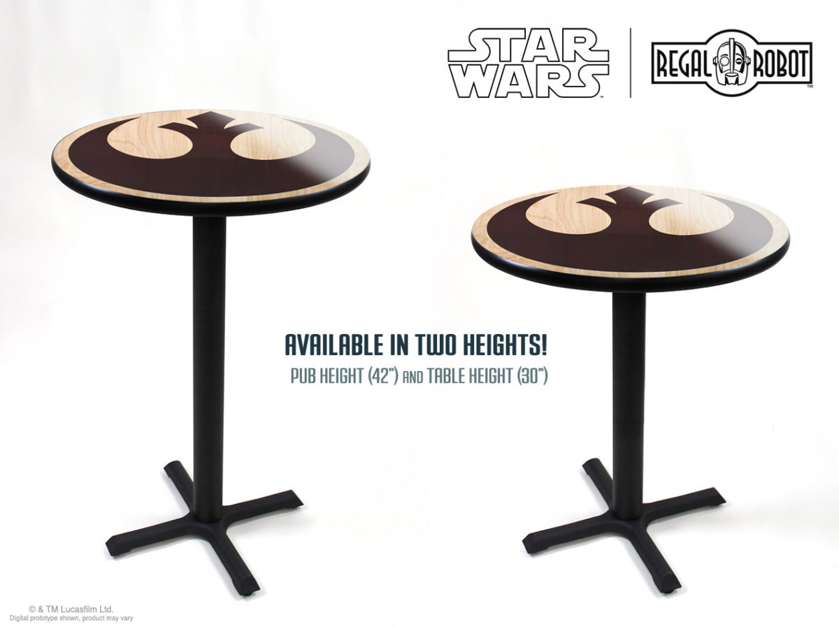 Rebel Symbol Cafe Table - Regal Robot