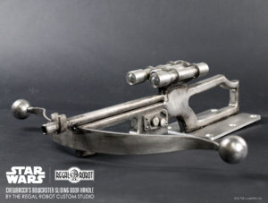 all metal bowcaster prop style door hardware