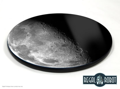 half-moon photo laminate table top