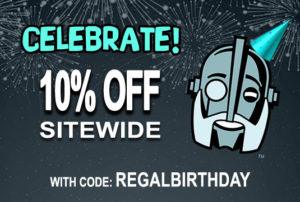 Regal Robot coupon birthday sale