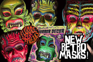Retroaogog wall decor masks