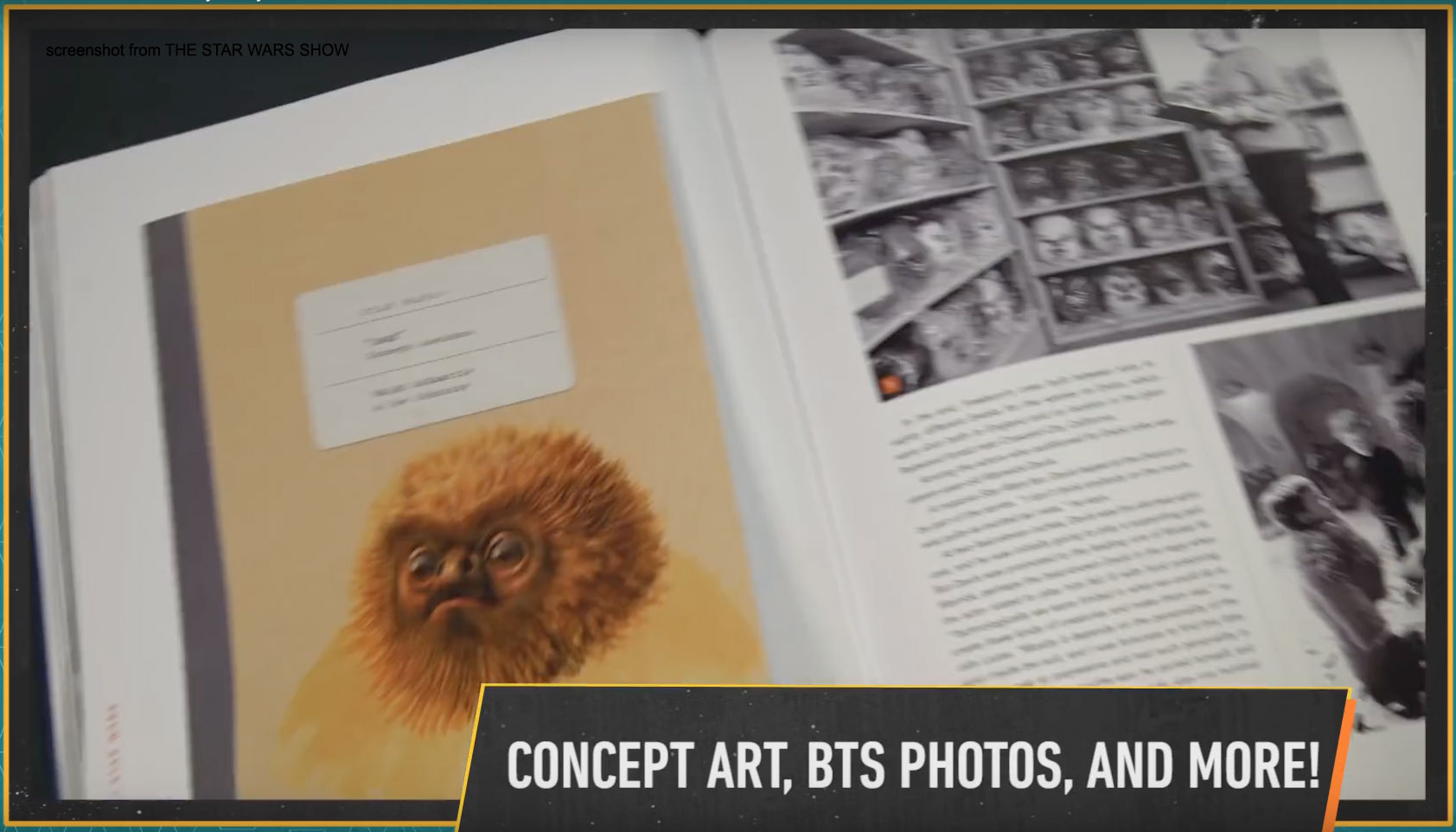 Behind the scenes Ewok photos and art