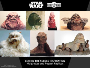 star wars movie maquette sculptures