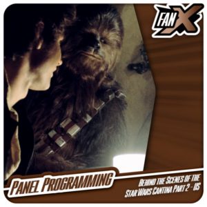 Han Solo and Chewbacca at the Cantina