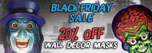 Monster mask wall decor by Retro-a-go-go