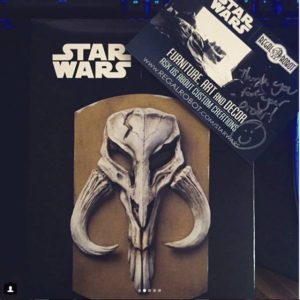 Boba Fett plaque wall decor