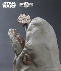 Asteroid field space slug desk set