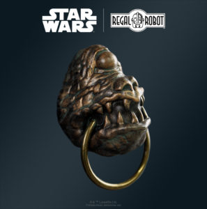 Convention exclusive gargoyle knocker style resin magnet by Regal Robot