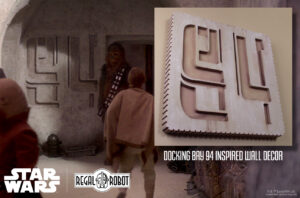 Docking Bay 94 wall carving