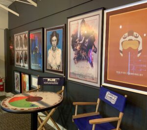 Star Wars Directors Chairs with Rebel Base Yavin 4 A New Hope Table