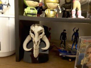 Based on Return of the Jedi Mythosaur hand painted artwork for home office, desk, or shelf display.
