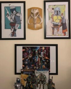 Star Wars Bounty Hunter Armor Empire Strikes Back Studio Wall Art