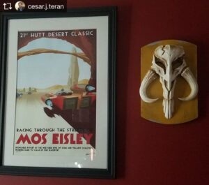 Mythosaur Skull Home Office Theater Wall Art