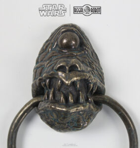 Cyclops door knocker gargoyle bronze