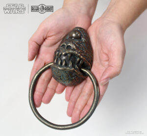 Gargoyle door knocker bronze sculpture