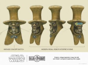 Paul Bateman, concept artist for Bib Fortuna custom bust