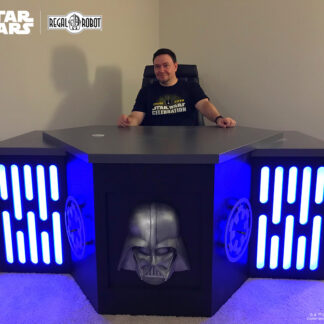 Darth Vader desk with Death Star light panels