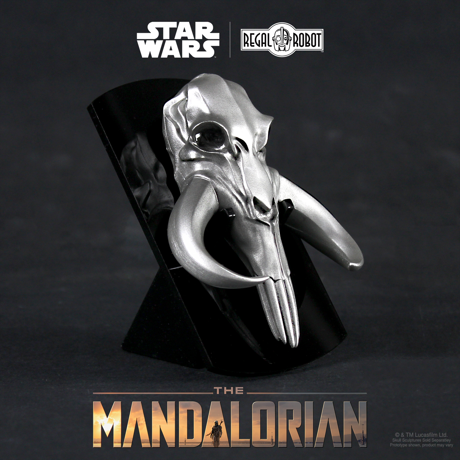 This is the way, Mandalorian mythosaur symbol prop