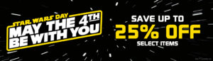 may the fourth sale at Regal Robot