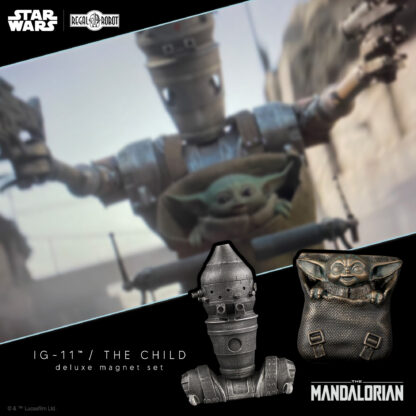 The Mandalorian IG-11 & Baby Yoda aka the Child magnets from Regal Robot