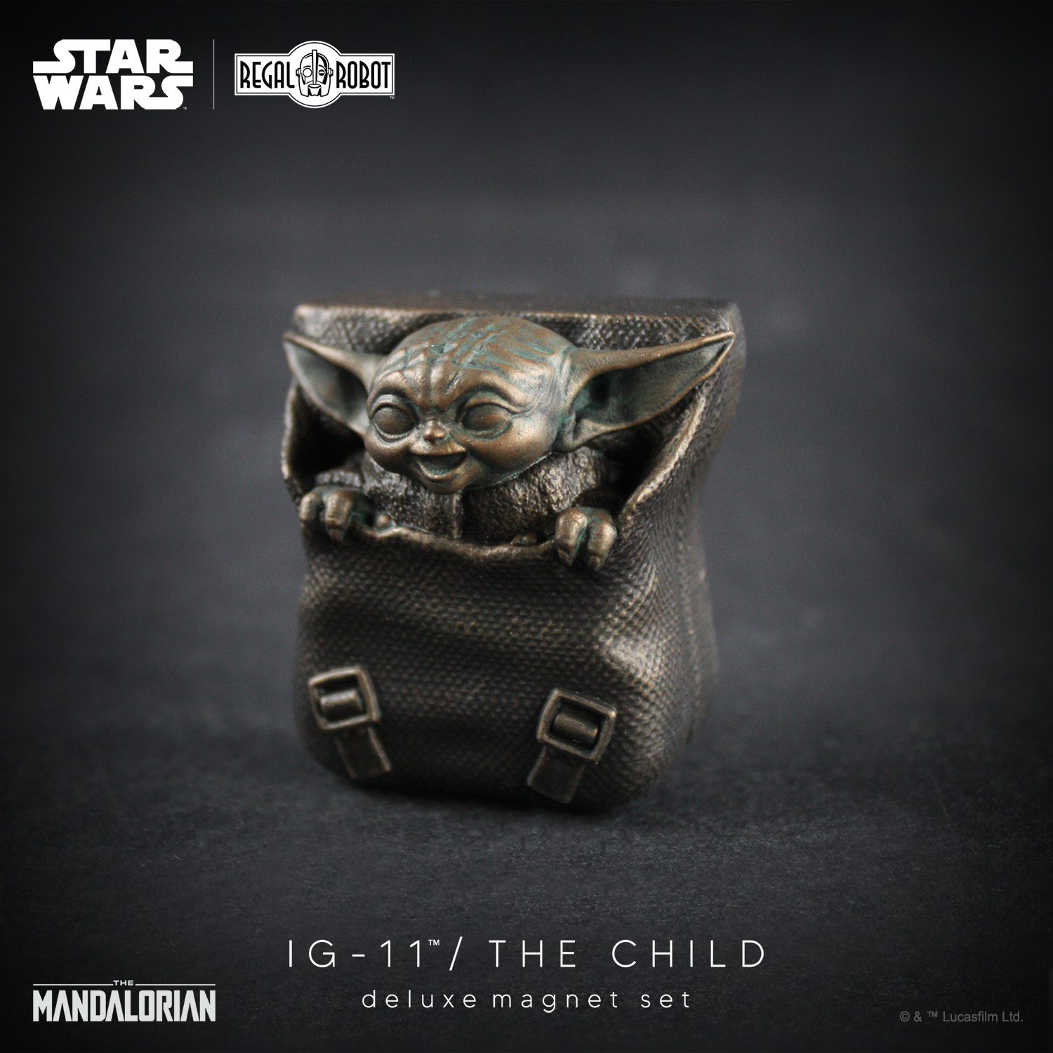 Mandalorian The Child Button Magnet 
