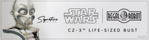 star wars cz-3 droid prop replica bust