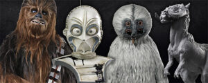 Star Wars busts and lifesized figures and statues