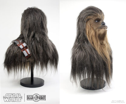 life-sized Chewbacca the Wookiee collectible bust by Regal Robot's custom character studio