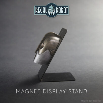 retro robot magnet and metal display stand