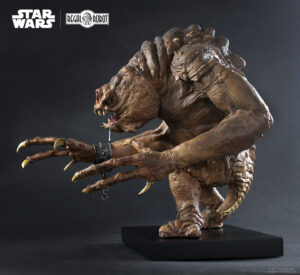 Statue of The Rancor from Jabba the Hutt's Desert Palace on Tatooine