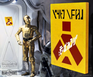 Wampa Warning Sign wall decor for man cave