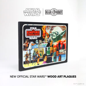 Vintage kenner vinyl carrying case art Empire Strikes Back
