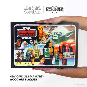 Vintage kenner vinyl carrying case art Empire Strikes Back
