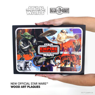 Vintage kenner vinyl carrying case art Empire Strikes Back