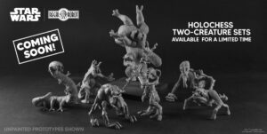 holochess creatures and dejarik monster figures for sale