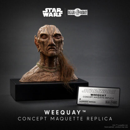 Weequay concept maquette prop replica from Star Wars