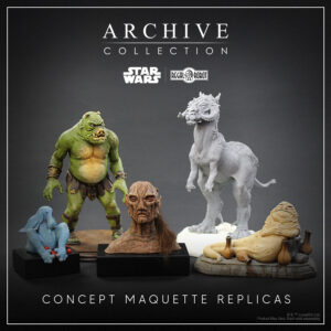 alien figure busts from Return of the Jedi