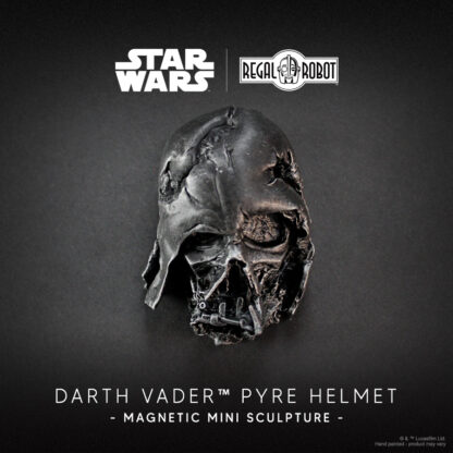 Magnet based on Darth Vader helmet melted prop