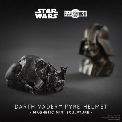 Magnet based on Darth Vader helmet melted prop
