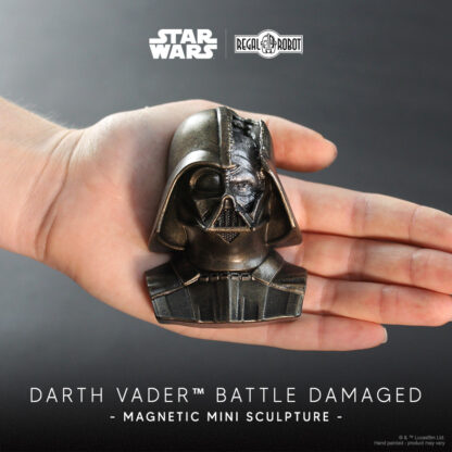Darth Vader battle damaged helmet and mask from Kenobi series
